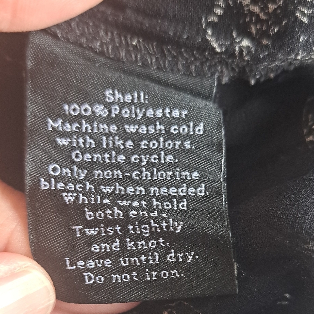 Black Sheer Women's Blouse - Picture 8 of 8